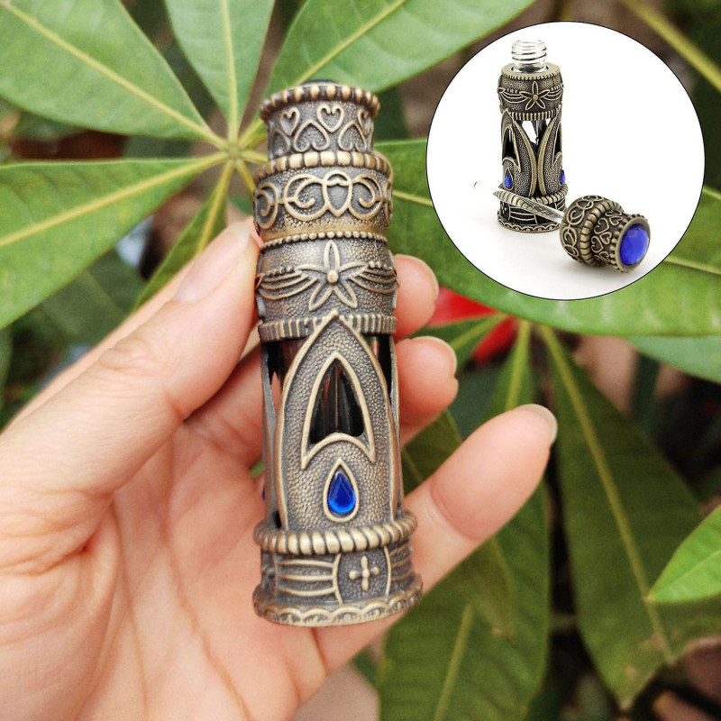 6ML Perfume Bottle Exquisite Hollowed Good Sealing Leak-proof Easy to Carry Empty Refillable Mini 6ML Perfume Bottle Exquisite Hollowed Good Sealing Leak-proof Easy to Carry Empty Refillable Mini