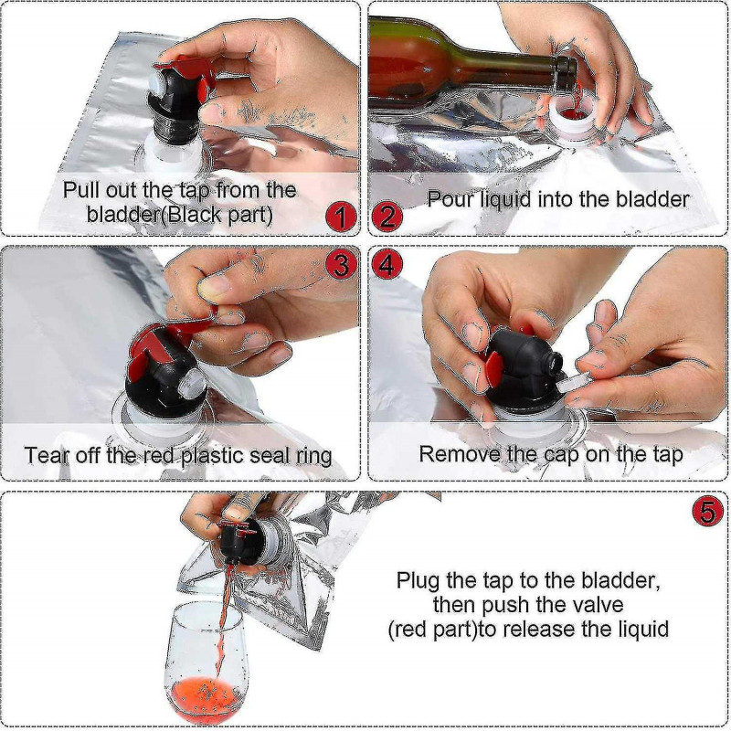 6 Pieces Wine Purse Refill Bags Refill Bladders Reusable Refillable Wine Replacement Storage Pouch W 6 Pieces Wine Purse Refill Bags Refill Bladders Reusable Refillable Wine Replacement Storage Pouch W