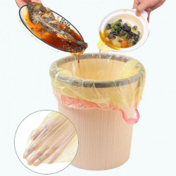 5 Roll Trash Bag Waterproof Thicken Leak-proof Garbage Storage Household Disposable Trash Pouch For Kitchen_a_ene