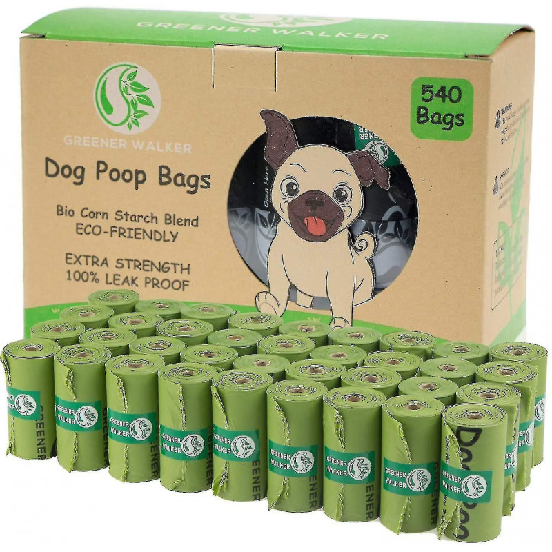Poop Bag - 540 Pcs Dog Poop Bag, Dog Poop Bags, Waterproof Pet Poop Bags Zh5-2