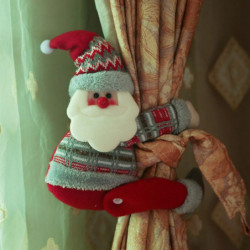 Cute Christmas Curtain Buckle Holder Clip Tieback Display Window Living Room Dec