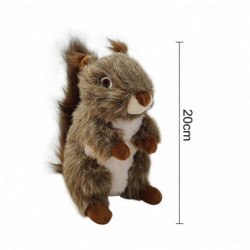 Standing Squirrel Plush Toy Squeaky Simulated Animal Plushie Stuffed Doll Home Office Bedroom Decoration Kids [...]