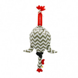 Drôle de petit poulet forme de sac d’épicerie Porte-sac Distributeur Toile Sacs de rangement