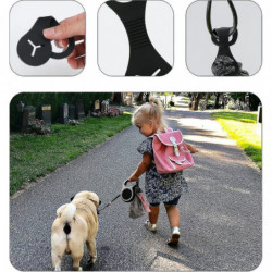 4pcs Dog Poop Bag Holder, Dog Leash Waste Bag Holder Silicone Dog Poop Bag Dispenser For Dog Walking Bike [...]