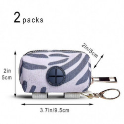 2 Pack Fashion Dog Poop Waste Bag Dispenser, Pet Dog Waste Bag Dispenser, Dog Poop Bag Holder