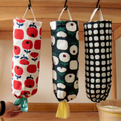 Flower Pattern Garbage Bag Storage Holder Collapsible Fabric Storage Dispenser Garbage Bag Organizer For Home Kaesi Flower Pattern Garbage Bag Storage Holder Collapsible Fabric Storage Dispenser Garbage Bag Organizer For Home Kaesi