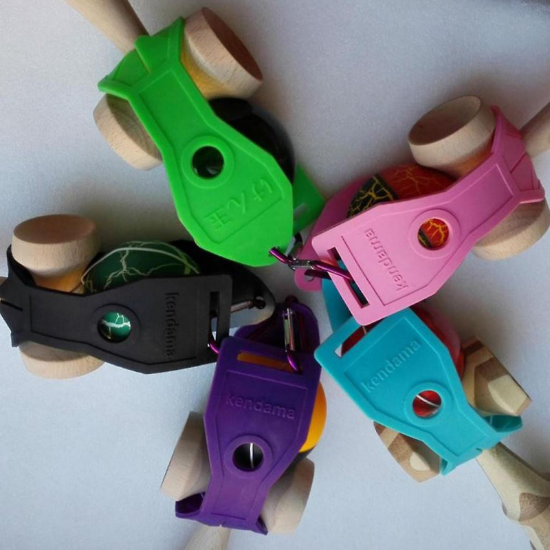 1x support Kendama en plastique avec clip de ceinture couleur aléatoire