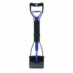 Pet Cat Dog Puppy Poop Scooper Poo Shovel Waste Pick-up Spade Blue+black