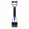 Pet Cat Dog Puppy Poop Scooper Poo Shovel Waste Pick-up Spade Blue+black