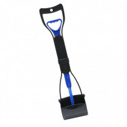 Pet Cat Dog Puppy Poop Scooper Poo Shovel Waste Pick-up Spade Blue+black