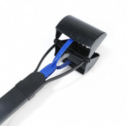Pet Cat Dog Puppy Poop Scooper Poo Shovel Waste Pick-up Spade Blue+black