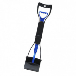Pet Cat Dog Puppy Poop Scooper Poo Shovel Waste Pick-up Spade Blue+black