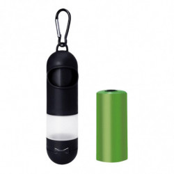 Dog Waste Bag Dispenser Portable Pet Waste Bag Holder Black