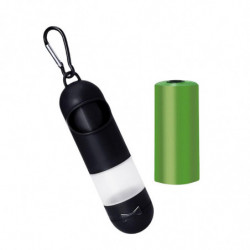 Dog Waste Bag Dispenser Portable Pet Waste Bag Holder Black