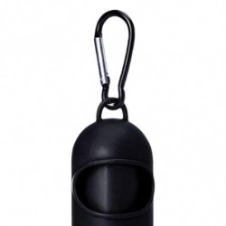 Dog Waste Bag Dispenser Portable Pet Waste Bag Holder Black
