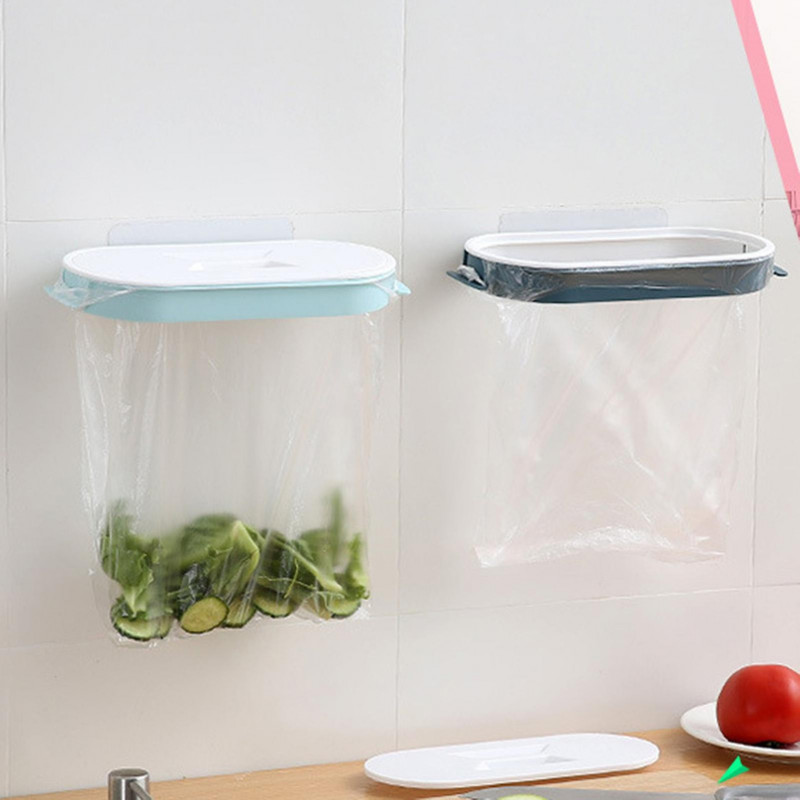Garbage Bag Holder with Lid Wall Mounted Detachable Space Saving Strong Load-bearing Plastic Trash Bag Organizer [...]