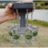 6 Pcs Shot Glass Dispenser And Holder 6 Pcs Shot Glass Dispenser And Holder
