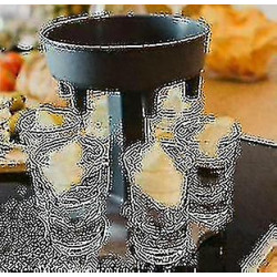 6 Pcs Shot Glass Dispenser And Holder