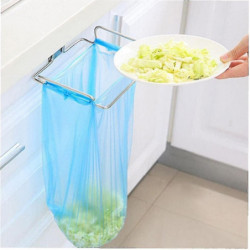 Garbage Bag Stainless Steel Garbage Bag Holder Fixing Bracket For Kitchen Cabinet Door Accessories
