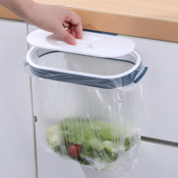 Garbage Bag Holder with Lid Wall Mounted Detachable Space Saving Strong Load-bearing Plastic Trash Bag Organizer [...]