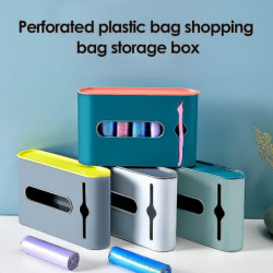 Garbage Bag Storage Box, Punch-free Wall-mounted Bag Storage Holder Garbage Bag Organizer For 5 Garbage Bag [...]