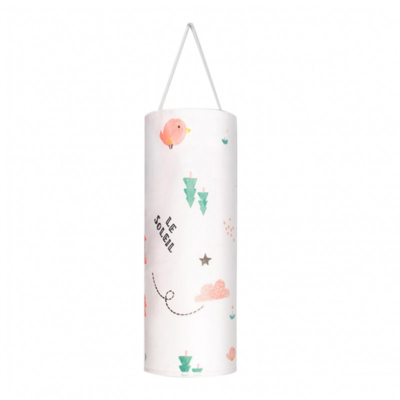 1 Set Garbage Bag Storage Bag Keep Tidy Large Opening Wall Mount Plastic Bag Holder for Kitchen KAESI