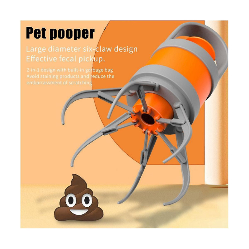 Pince de ramassage de toilette pour animaux de compagnie, pince de ramassage d’artefact de pelle de chien, [...]