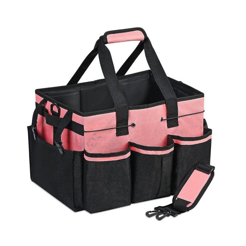 Sac de rangement de nettoyage portable, organisateur d’outils de nettoyage avec sangle réglable, sac étanche avec [...]