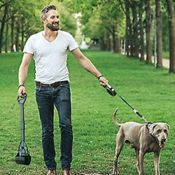 Long Handle Portable Pet Pooper Scooper For Large And Small Dogs High Strength Material And Durable