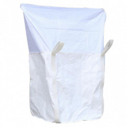 1 Ton Fibc Bulk Bag Builders Bag Waste Rubble Storage Sack With 4 Loops, Pp