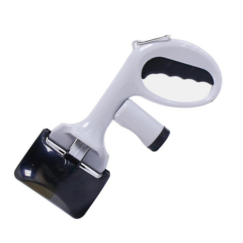 2cs Cat Dog Poop Scooper Poo Shovel Puppy Kitten Waste Pick-up Tools Black