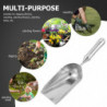Small Yard Shovel Home Tools Metal Pooper Scooper Digging Stainless Steel Transplanting