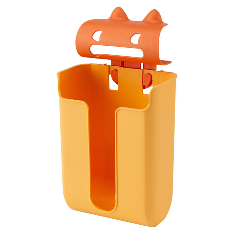 Garbage Bag Organizer Grocery Bags Holder Paper Towel For Cabinet Yellow