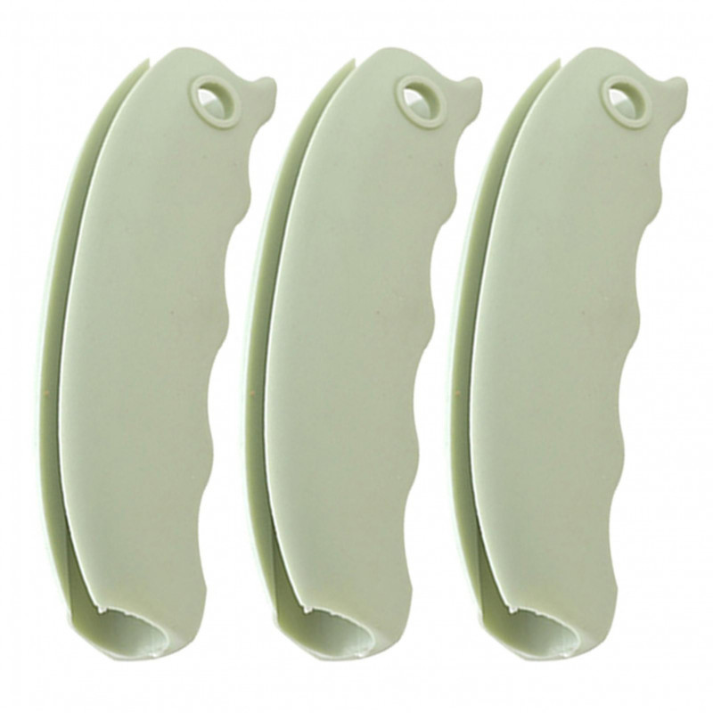 3pcs Poignée ergonomique Porte-sac Carrier Bien protéger Silicone Confortable Sac d’épicerie Grip pour faire du shopping