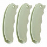 3pcs Poignée ergonomique Porte-sac Carrier Bien protéger Silicone Confortable Sac d’épicerie Grip pour faire du shopping
