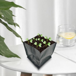 10pcs Plant Grow Bags Eco-friendly Waterproof Pe Strong Ventilation Plant Nursery Grow Bags For Garden Jikaix