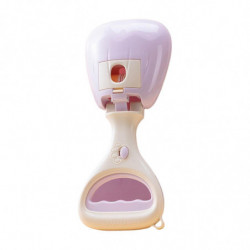 Dog Stool Scooper With Waste Bag Pets Supplies For Outside Dog Walking Purple