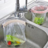 Kitchen Organize Storage Rack Dish Drainer Garbage Bag Trash Bags Holder Hook