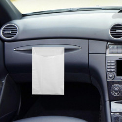 60 pcs Car Garbage Bag Self Adhesive Car Trash Bag Portable Auto Garbage Bag for Travel