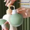 3pcs 60/90ML Portable Dispensing Bottle Refillable Liquid Shampoo Container for Outdoor Travel