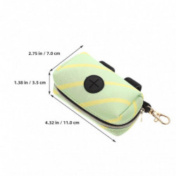 2pcs Dog Poop Bag Holder Portable Dog Waste Pouch Carrier Dog Poop Bag Dispenser