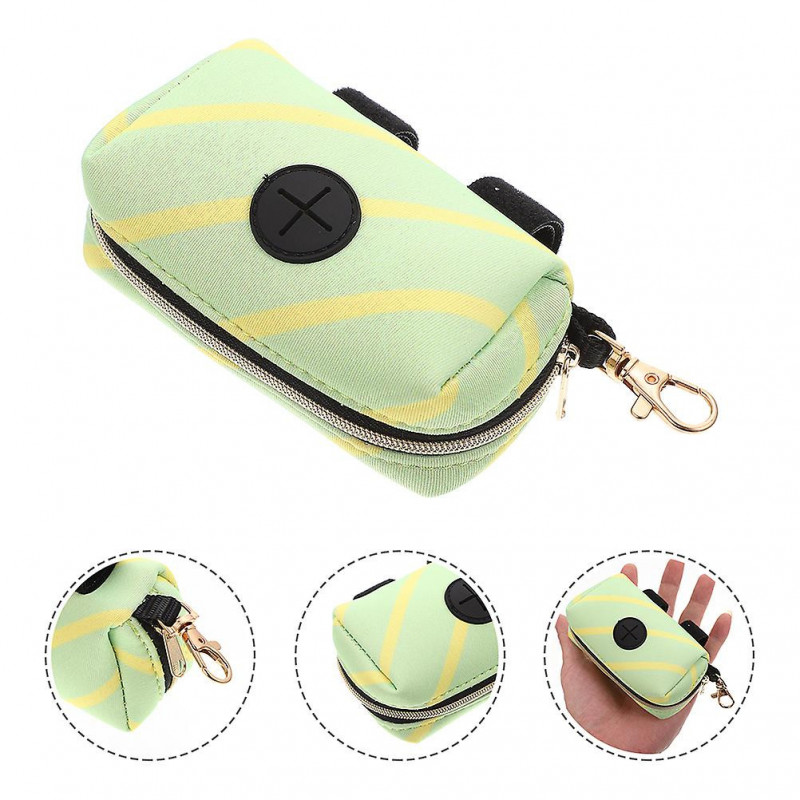 2pcs Dog Poop Bag Holder Portable Dog Waste Pouch Carrier Dog Poop Bag Dispenser