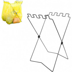 Garbage Bag Shelf | Collapsible Rubbish Bag Shelf - Garbage Bag Holder Save Space for Camping, Leaves, Gardening [...]