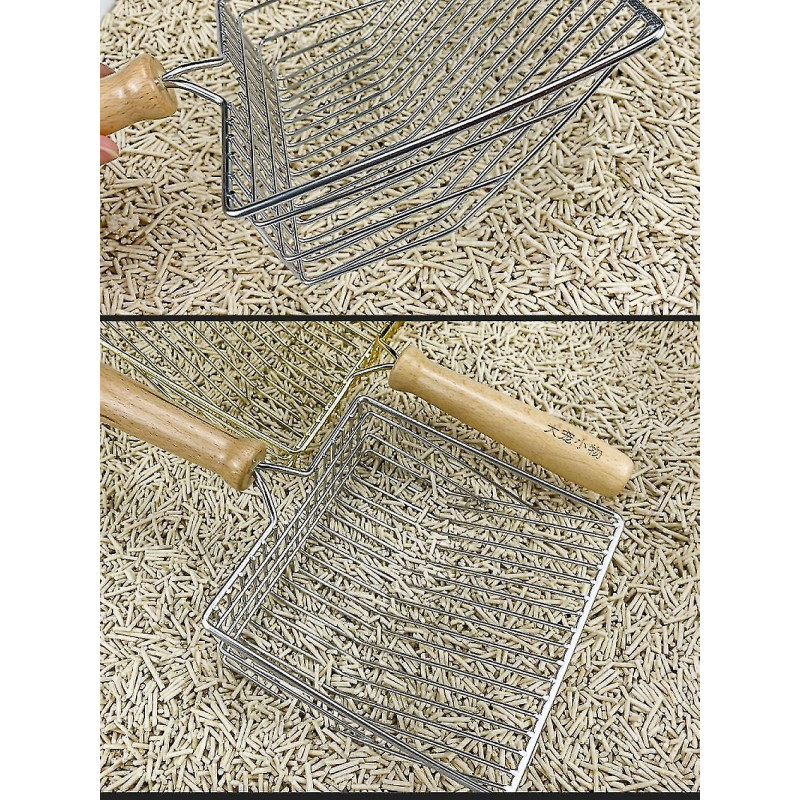 Métal Litière pour chat Pelle Grand fer Long Manche Chat Pelle Artefact Pelle Excréments Officier Cat Excréments [...]