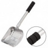 Metal Litter Scoop With Deep Shovel And Long Handle Detachable Stainless Steel Non-Stick Litter Sif