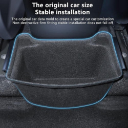 For Model Y 2021 2022 Under Control Storage Box Organizer Garbage Case Drawer Holder Accessories