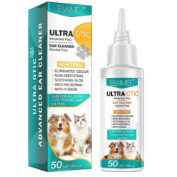 1-3pcs Nettoyant Oreille De Chat Liquide Chat Chien Fournitures De Nettoyage Réduit Les Secousses De La Tête