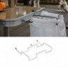 Trash Bag Holder,13.6x 10.2x1.8 Inch Outdoor Trash Bag Frame Holder Support Rack Kitchen Hanging Trash Bag Frame Bracket