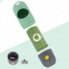Dog Poop Waste Bag Holder Distributeur avec lampe de poche à led Portable Garbage Bag Capsule Storage Box