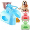 2pcs Dog Poop Scooper Poo Bags For Dog Automatic Pooper Scooper Poo Picker For Dogs Poop Clamp Cleaner